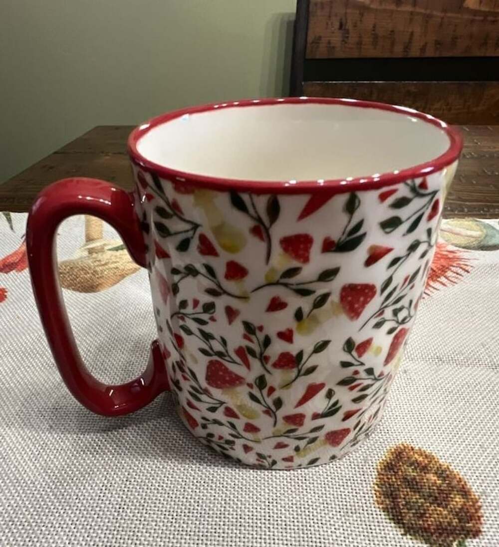10 Strawberry Street Bella Mushroom Coffee Mug